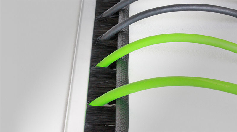 KDR-BES-U Brush Strip With Clamp Profile in Custom Length or Sized